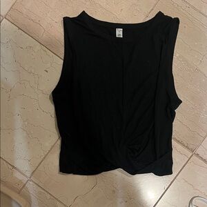 ALO Yoga Black Muscle Tee